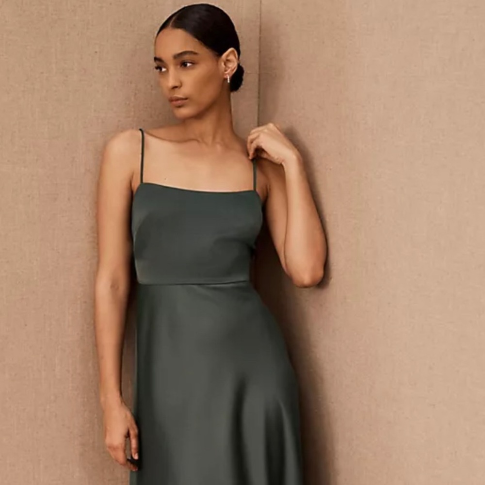 BHLDN Leti Dress in Emerald